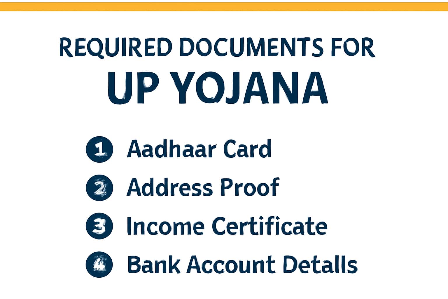 Required Documents for UP Yojana